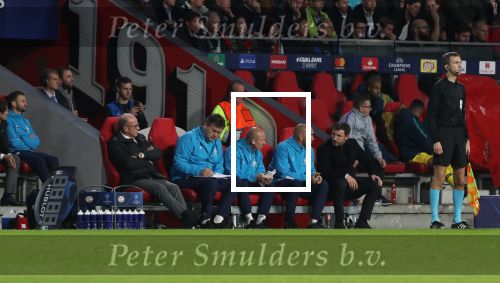 Eindhoven, 24 Oktober 2018 PSV-Tottemham Hotspur.
Duel in de voorronde Champions League, eindstand 2-2.
Mark v Bommel Reinier Robbemond Jurgen Dirkx Ruud Hesp Mart v d Heuvel