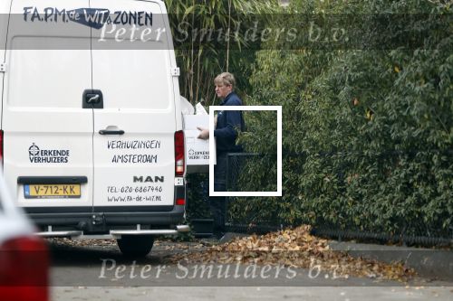 Amsterdam 22 november 2018
Verhuiswagen bij het huis van Martijn Krabbe.