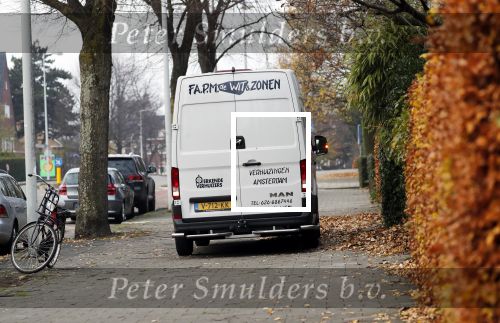 Amsterdam 22 november 2018
Verhuiswagen bij het huis van Martijn Krabbe.
