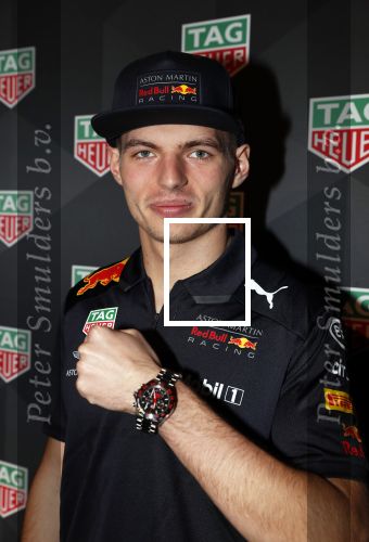 Amsterdam 13 november 2018
Presentatie TAG Heuer horloge van Max Verstappen in Hotel Arena. Robert Doornbos en Rob Kamphues doen de presentatie.