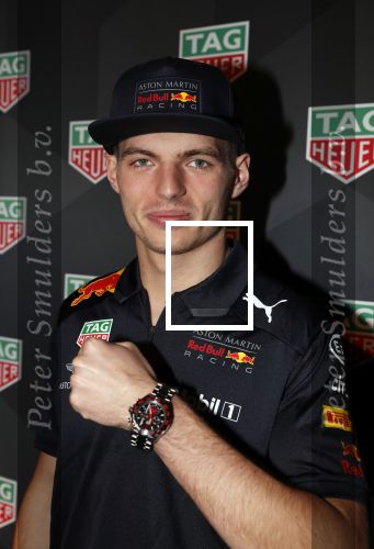 Amsterdam 13 november 2018
Presentatie TAG Heuer horloge van Max Verstappen in Hotel Arena. Robert Doornbos en Rob Kamphues doen de presentatie.