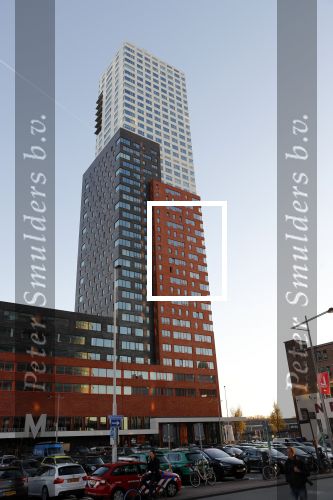 Rotterdam 15 november 2018
Memphis Depay heeft de penthouse in appartementen complex Montevideo in Rotterdam. Het ligt naast Hotel New York en de Erasmusbrug.