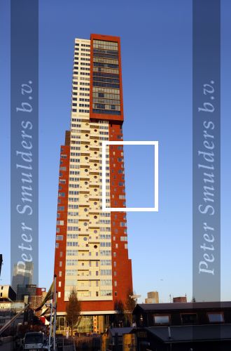Rotterdam 15 november 2018
Memphis Depay heeft de penthouse in appartementen complex Montevideo in Rotterdam. Het ligt naast Hotel New York en de Erasmusbrug.