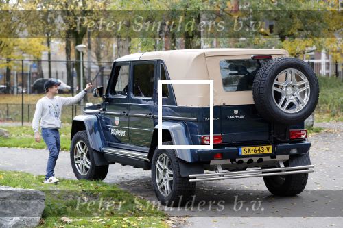 Amsterdam 13 november 2018
Presentatie TAG Heuer horloge van Max Verstappen in Hotel Arena. Robert Doornbos en Rob Kamphues doen de presentatie. Mercedes Maybach jeep
