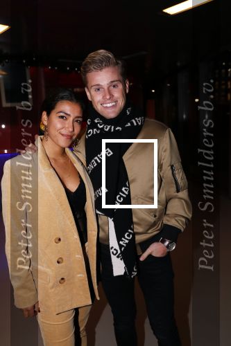 Amsterdam 11 december 2018
Modeshow en feest Nikkie Plessen met heel veel artiesten in AFAS live. Moise Trustfull met vriend Kaj