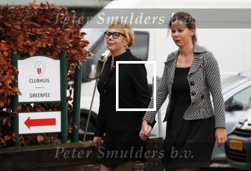 Amsterdam 3 december 2018
Herdenkings bijeenkomst Manfred de Graaff op Golfbaan the Old course. Manfreds weduwe Monique Spierdijk en zijn dochter Fien Derman 
Monique de Graaf