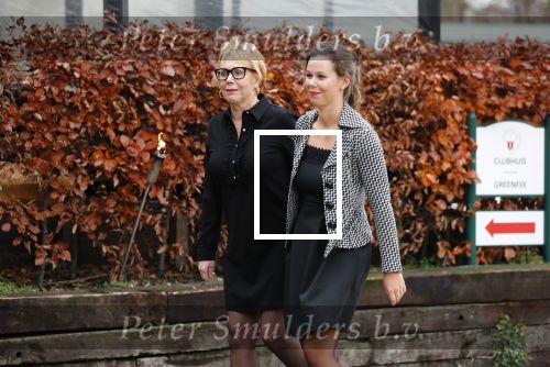 Amsterdam 3 december 2018
Herdenkings bijeenkomst Manfred de Graaff op Golfbaan the Old course. Manfreds weduwe Monique Spierdijk en zijn dochter Fien Derman 
Monique de Graaf