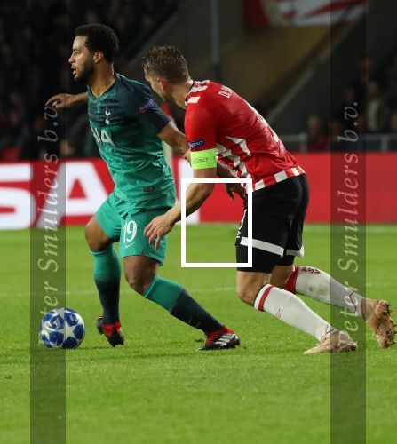 Eindhoven, 24 Oktober 2018 PSV-Tottemham Hotspur.
Duel in de voorronde Champions League, eindstand 2-2.
Mousa Dembele