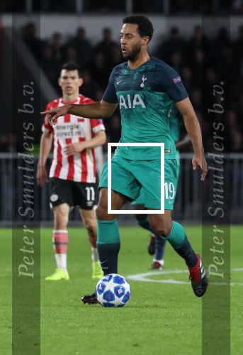 Eindhoven, 24 Oktober 2018 PSV-Tottemham Hotspur.
Duel in de voorronde Champions League, eindstand 2-2.
Mousa Dembele
