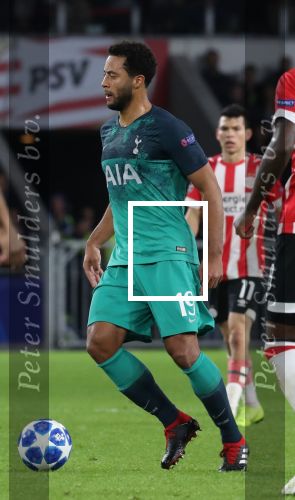 Eindhoven, 24 Oktober 2018 PSV-Tottemham Hotspur.
Duel in de voorronde Champions League, eindstand 2-2.
Mousa Dembele