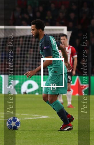 Eindhoven, 24 Oktober 2018 PSV-Tottemham Hotspur.
Duel in de voorronde Champions League, eindstand 2-2.
Mousa Dembele