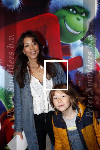 Amsterdam 24 november 2018
Premiere van de Grinch in pathe arena.
Nadja Hupscher met zoon