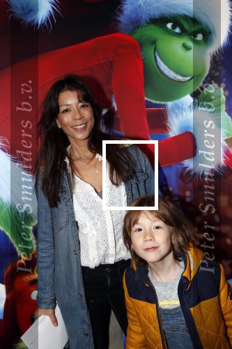 Amsterdam 24 november 2018
Premiere van de Grinch in pathe arena.
Nadja Hupscher met zoon