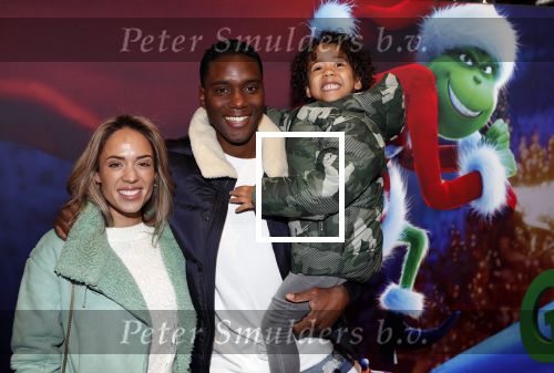 Amsterdam 24 november 2018
Premiere van de Grinch in pathe arena.
Nienke Plas met vriend en zoon.