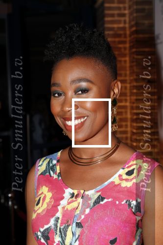 Amsterdam 10 december 2018
de Harper\'s Bazaar Woman of the Year Award 2018 in de Posthoornkerk . Ntjam Rosie met partner