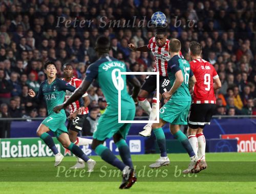 Eindhoven, 24 Oktober 2018 PSV-Tottemham Hotspur.
Duel in de voorronde Champions League, eindstand 2-2.
Pablo Rosario
