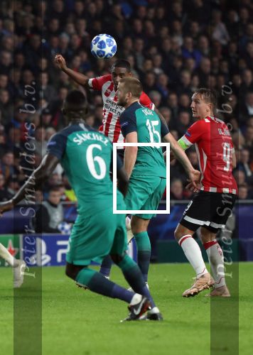 Eindhoven, 24 Oktober 2018 PSV-Tottemham Hotspur.
Duel in de voorronde Champions League, eindstand 2-2.
Pablo Rosario