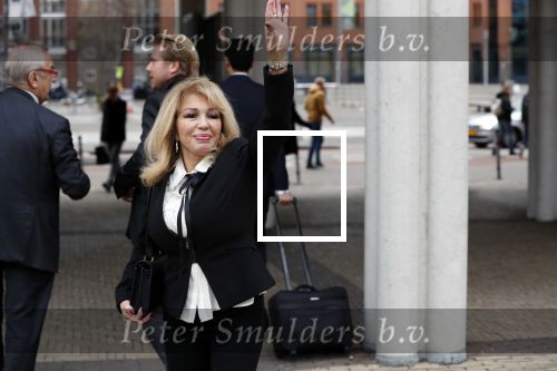 Den Bosch 30 november 2018
Rechtszaak tussen Johan Vlemmix en Patricia Paay. Johan kwam met een look a like pop ( in rolstoel) van zichzelf en Patricia kwam met haar man Robbert Hinfelaar naar de rechtbank in Den Bosch.