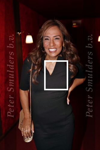Amsterdam 21 november 2018
Premiere Palazzo naast de Amsterdam arena. Patty Brard met tatoo