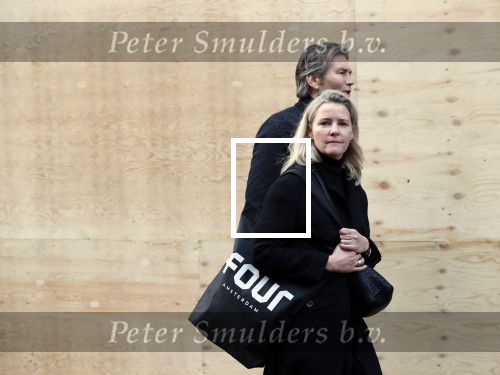 Amsterdam 11 december 2018
Piet Boon met zijn vriendin op de pc hooftstraat