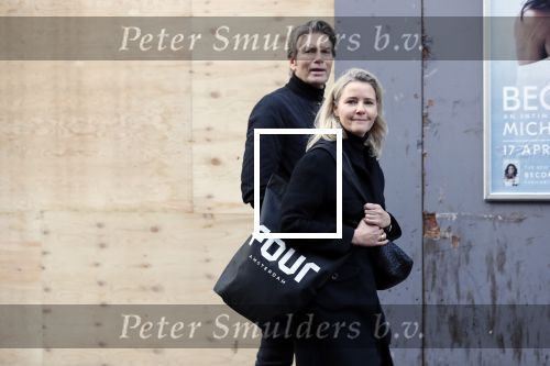 Amsterdam 11 december 2018
Piet Boon met zijn vriendin op de pc hooftstraat