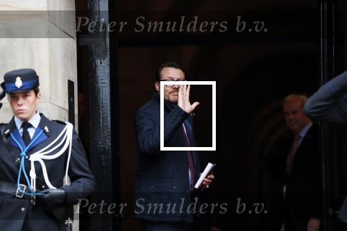 Amsterdam 6 december 2018
Prins Claus prijzen in paleis op de dam . Aanwezig Prinses Baetrix Prinses Mabel Prins Constantijn Koning Willem Alexander en koningin Maxima.