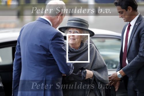 Hilversum 12 december 2018
Pieter Broertjes en Johan Remkes ontvangen prinses Beatrix bij beeld en geluid op het mediapark.