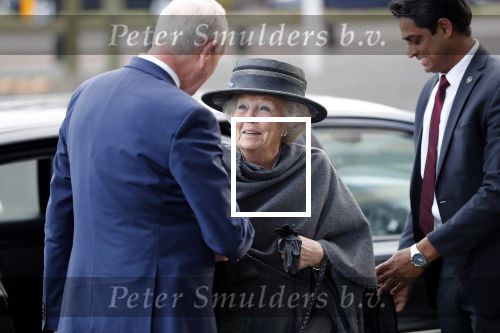 Hilversum 12 december 2018
Pieter Broertjes en Johan Remkes ontvangen prinses Beatrix bij beeld en geluid op het mediapark.