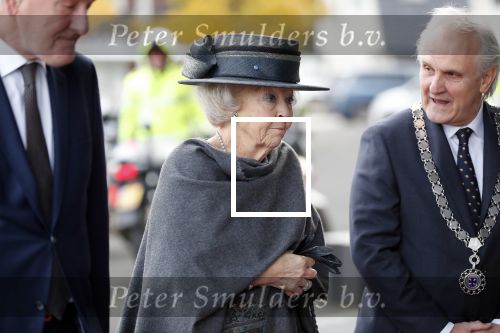 Hilversum 12 december 2018
Pieter Broertjes en Johan Remkes ontvangen prinses Beatrix bij beeld en geluid op het mediapark.