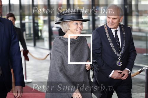 Hilversum 12 december 2018
Pieter Broertjes en Johan Remkes ontvangen prinses Beatrix bij beeld en geluid op het mediapark.
