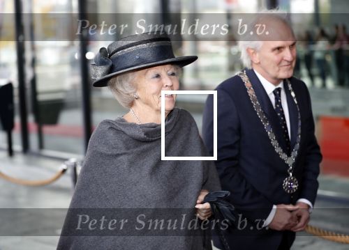 Hilversum 12 december 2018
Pieter Broertjes en Johan Remkes ontvangen prinses Beatrix bij beeld en geluid op het mediapark.