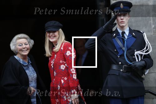 Amsterdam 6 december 2018
Prins Claus prijzen in paleis op de dam . Aanwezig Prinses Baetrix Prinses Mabel Prins Constantijn Koning Willem Alexander en koningin Maxima.