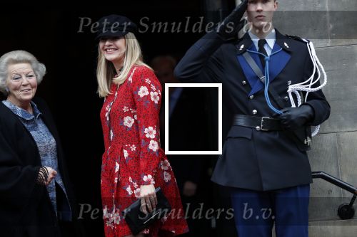 Amsterdam 6 december 2018
Prins Claus prijzen in paleis op de dam . Aanwezig Prinses Baetrix Prinses Mabel Prins Constantijn Koning Willem Alexander en koningin Maxima.