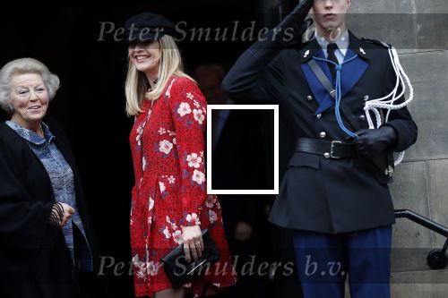 Amsterdam 6 december 2018
Prins Claus prijzen in paleis op de dam . Aanwezig Prinses Baetrix Prinses Mabel Prins Constantijn Koning Willem Alexander en koningin Maxima.