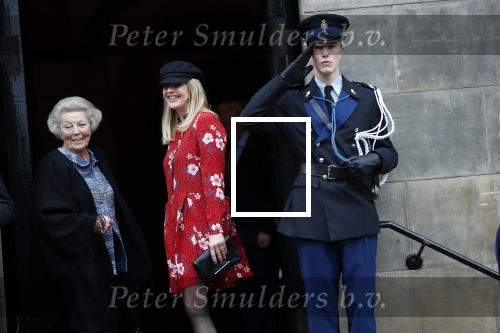 Amsterdam 6 december 2018
Prins Claus prijzen in paleis op de dam . Aanwezig Prinses Baetrix Prinses Mabel Prins Constantijn Koning Willem Alexander en koningin Maxima.