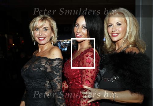 Amsterdam 6 december 2018
Openingsavond VIP van de luxery fair in de RAI. Rabea Bennis  met vrienden