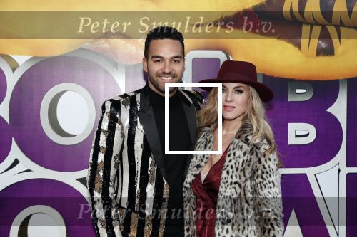 Rotterdam 9 december 2018
Premiere Bon Bini Holland 2 in pathe Rotterdam. Rachel Kramer met haar vriend DÃ©on Leon