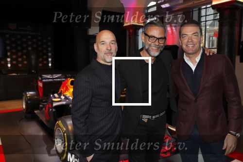 Amsterdam 13 november 2018
Presentatie TAG Heuer horloge van Max Verstappen in Hotel Arena. Robert Doornbos en Rob Kamphues doen de presentatie.