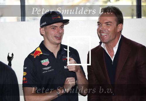 Amsterdam 13 november 2018
Presentatie TAG Heuer horloge van Max Verstappen in Hotel Arena. Robert Doornbos en Rob Kamphues doen de presentatie.