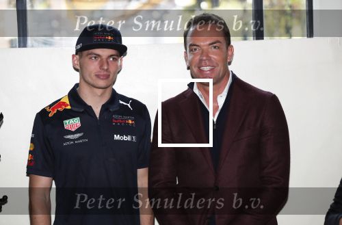 Amsterdam 13 november 2018
Presentatie TAG Heuer horloge van Max Verstappen in Hotel Arena. Robert Doornbos en Rob Kamphues doen de presentatie.