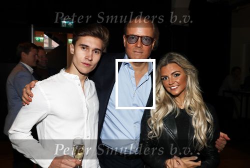 Amsterdam 13 november 2018
Presentatie TAG Heuer horloge van Max Verstappen in Hotel Arena. Robert Doornbos en Rob Kamphues doen de presentatie. Roos v d Aa (Style my day) met Floris Weijers