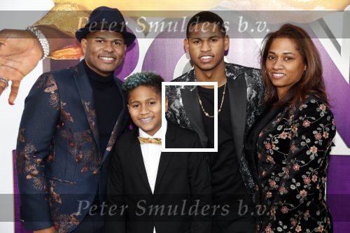 Rotterdam 9 december 2018
Premiere Bon Bini Holland 2 in pathe Rotterdam. Roue Verveer met vrouw en kinderen