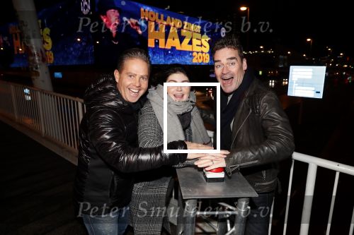 Amsterdam 3 december 2018
Roxeanne Hazes Danny de Munk en Jeroen v d Boom bij het ziggo dome waar bekend wordt gemaakt dat er een extra show komt van Holland zingt Hazes.