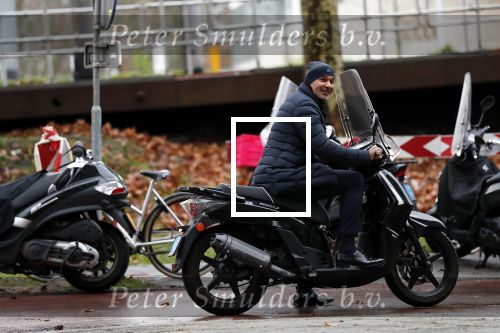 Amsterdam 6 december 2018
Ruud Gullit op zijn scooter