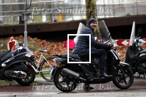 Amsterdam 6 december 2018
Ruud Gullit op zijn scooter
