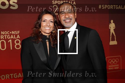 Amsterdam 19 december 2018
Sportman van het jaar verkiezing in afas live. Ruud Gullit met zijn vriendin Karin de Rooij