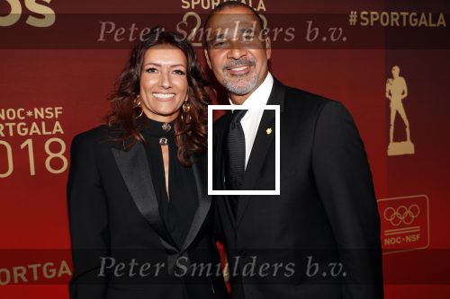 Amsterdam 19 december 2018
Sportman van het jaar verkiezing in afas live. Ruud Gullit met zijn vriendin Karin de Rooij