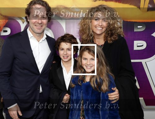 Rotterdam 9 december 2018
Premiere Bon Bini Holland 2 in pathe Rotterdam. Sharon Wins met man en kinderen