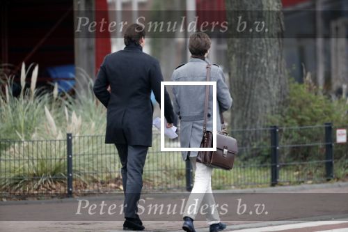 Amsterdam 25 november 2018
Thierry Baudet vertrekt vanaf zijn huis naar het programma buitenhof van Paul Witteman.