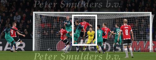 Eindhoven, 24 Oktober 2018 PSV-Tottemham Hotspur.
Duel in de voorronde Champions League, eindstand 2-2.
Toby Alderweireld